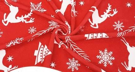 Christmas Reindeer Hand Towels Set of 2, 28x14 Inch Funny Xmas Deer Snowflakes Red Soft Absorbent Tea Towel Washcloths for Kitchen Bathroom Winter Holiday Home Decor and Gifts (one size)