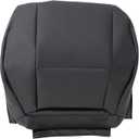 Priprilod Black Leather Driver Side Bottom Replacement Seat Cover Fit for Mercedes Benz GLK 250 350 Sport 2008 2009 2010 2011 2012 2013 2014 2015 Fit for Mercedes Benz C250 C300 C350 2008-2014