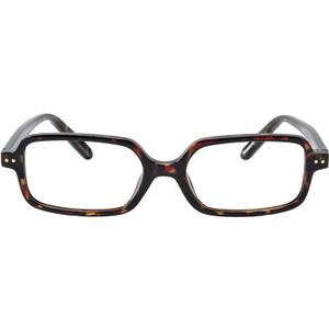 TIJN Olisa Blue Light Blocking Glasses for Women Men,Oval Glasses Frame Bluelight Glasses for Gaming/Computer/Screen (17. Whisky Tortoise (Square))