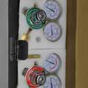 RX WELD Oxygen and Acetylene Regulators CGA540 and CGA510- Compatible with V-Style Welding Gas Torch Cutting, T-Handle
