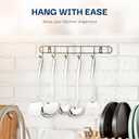 5-Piece Stainless Steel Cooking Utensils Set, Metal Kitchen Utensils, Spatula, Ladle, Slotted Spatula, Spaghetti Server, Skimmer 18/8 Stainless Steel Kitchen Tool Set, Durable & Dishwasher Safe