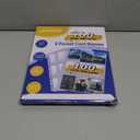 9 Pocket Card Sleeves, Holds 1800 Cards, Trading Card Binder Sleeves, 3 Ring 9 Pocket Pages for Sports Cards, Coupons Cards, 100 Pack, Game