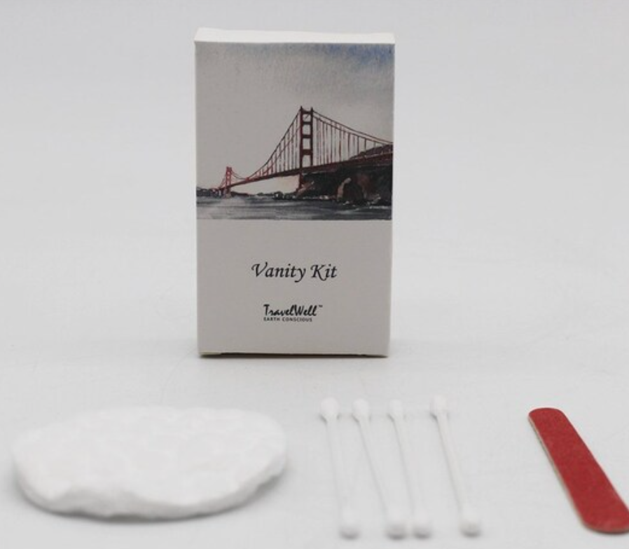 TRAVELWELL Individually Wrapped Hotel Vanity Set Boxed 100 Sets per Case Landscape Series Hotel Toiletries Amenities