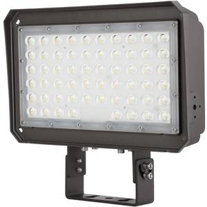 150W LED Flood Light with Dusk-to-Dawn Photocell, 5000K Daylight 100-277V IP65 Waterproof, 130lm/W, 150W/100W/75W Adjustable, LED Parking Lot Light with Trunnion Mount, ETL