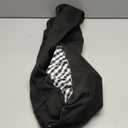 Dog Carrier Sling - Reversible Puppy Carrier Purse with Storage Pocket, Hand-Free Dog Sling Carrier for Carry Small Dogs and Cats, Travel Safety Harness, Dog and Cat Harness(Black)