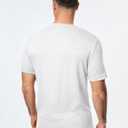 Dokotoo Men Men's T-Shirts Cotton Short Sleeve Crewneck Textured Knit Tees Shirts Summer Casual Solid Basic Tops (White, S)