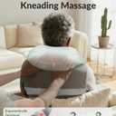 Snailax Cordless Neck Massager with Heat, Shiatsu Neck Shoulder Massager for Pain Relief Deep Tissue, 4D Kneading Back Massager Pillow, Rechargable Portable Massager, Gifts/Presents for Women, Men