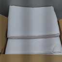 6-Pack White Tablecloths for Rectangle Tables, 60 x 102 Inches, Stain-Resistant Polyester Fabric for 6 Foot Tables - Washable Table Covers for Weddings, Banquets, Birthday, Parties, Events