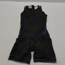 Women's Triathlon Suit One-Piece Sleeveless Tri Suit Padded Quick-Dry Slimming for Running Swimming Cycling (Medium, Black-purple)