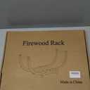 Firewood Rack Outdoor, 29 inch, Indoor Firewood Storage Holder, Log Holders for Firewood, Black Amazon's Choice