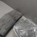 YIHOUSE Memory Foam Grey Bathroom Rug Sets 5 Piece, Ultra Absorbent Bath Mat for Bathroom - Non-Slip Machine Washable & Dry Quickly, 5 Piece Bathroom Mat Set, Dark Grey (1'8" x 3'10" (Rectangular))