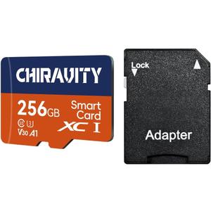 Memory Card 256GB, UHS-I U3 V30 A1, 100MB/s High Speed Memory Card, Class 10 TF Card for 4K UHD Video, Camera, Drone, Smartphone, Dash Cam