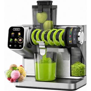 WETIE Cold Press Juicer, Smart Touch Juicer with 99% Juice Yield