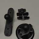 Handheld Radio and Mic Mount, Suction Cup Walkie-Talkie Holder Windshield/Dashboard Compatible with Kenwood Baofeng UV5R Motorola Talkabout Midland Cobra Yaesu Two Way Radio