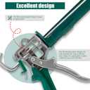 14Pcs Caulk Gun Kit Duty Caulk Gun 3 in 1 Silicone Caulking Tools 4Pcs Glass Glue Angle Scraper Caulking Nozzles Putty Knife Scraper 2 Rolls Masking Tape for Kitchen Bathroom Window Tile Sink Joint