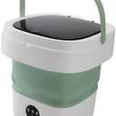 Portable Washing Machine, Mini Foldable Washer Small Laundry Spin Dryer for Underwear Socks Baby Clothes Small Items (US Plug)