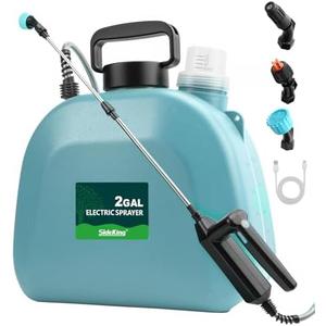SideKing Battery Powered Sprayer 2 Gallon, 7.4V Powful Electric Pump Sprayer in Lawn and Garden with 32'' Wand, Backpack Weed Sprayer for Yard, Fertilizer : Patio, Lawn & Garden