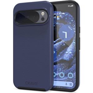 Crave for Google Pixel 10 Case and Pixel 10 Pro Case, Shockproof Protection Dual Layer (6.3 inch) - Navy