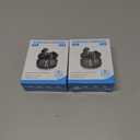 2 x Studio-Quality Wireless Ear Buds with Deep Bass & Enhanced Audio Clarity, Bluetooth 5.4, 10-Year Lifespan Earbuds, ENC Noise Cancelling Calls, Secure Fit Memory Foam Tips, IPX6 Waterproof (Black)