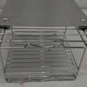 Pull Out Cabinet Organizer for Spices, Cans - Heavy Duty - Pull Out Spice Rack- Cabinet Pull Out Shelf for Cans, Dishes, Etc, 10-1/2"Wx10-3/8"Dx8-7/8" H, Chrome