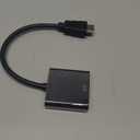 HDMI to VGA Adapter 1080P, HDMI Male to VGA Female Adapter with Audio and DC for Laptop,pc,Desktop,TVbox,Xbox,PS3,PS4 etc -Black