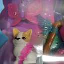 Barbie A Touch of Magic Fashion Doll, Brooklyn with Wing-Detailed Dress, 7-inch Long Colorful Hair, 2 Fantasy Pets & Accessories