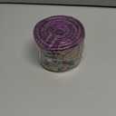 Mardi Gras Ribbons for Crafting, Mardi Gras Wired Edge Ribbon Glitter Natural Burlap Ribbon Bow Fat Tuesday Fleur de Lis Wired Ribbons for Carnival Sewing DIY Crafts Supplies (Style 2: Linen Fleur ribbon)