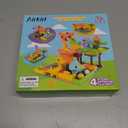 Airkid Marble Runs for Kids 4-8,Marble Run for Kids Ages 3-5 with Dinosaur Building Blocks,Dinosaur Toys,STEM Building Toys with 4 Marble Track Compatible with Major Brands