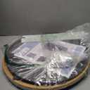 Lonbet - Grey Circular Laundry Baskets with Lid & and Inner Bag - XL 100 Litres - Large Washing Baskets for Laundry with Handles - Laundry Baskets for Bedrooms - Bamboo Bathroom Bin