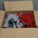 100 Feet Led Christmas Lights, Red and Warm White C9 Christmas String Lights Outdoor, 100 Strawberry Bulbs Connectable UL Certified for Indoor Outdoor Roofline Patio Holiday Party Backyard Decor