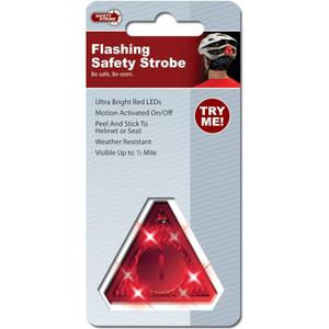 Bicycle Helmet Light - Motion Activated, Bright Flashing LED Strobe Lights Improve Visibility and Safety While Riding! Easily Mounts to Any Helmet, Perfect for Cyclists of All Ages