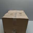 3/4 Motorcycle Helmets Retro Open Face Vespa Scooters Helmet with Clear Visor for Men and Women- DOT Approved (Large, Matte Black)