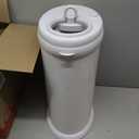 Ubbi Steel Diaper Pail, Odor Locking, No Special Bag Required, Award-Winning, Registry Must-Have, White