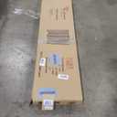 Roundhill Furniture Oriental Shoji 4 Panel Screen Room Divider, Black