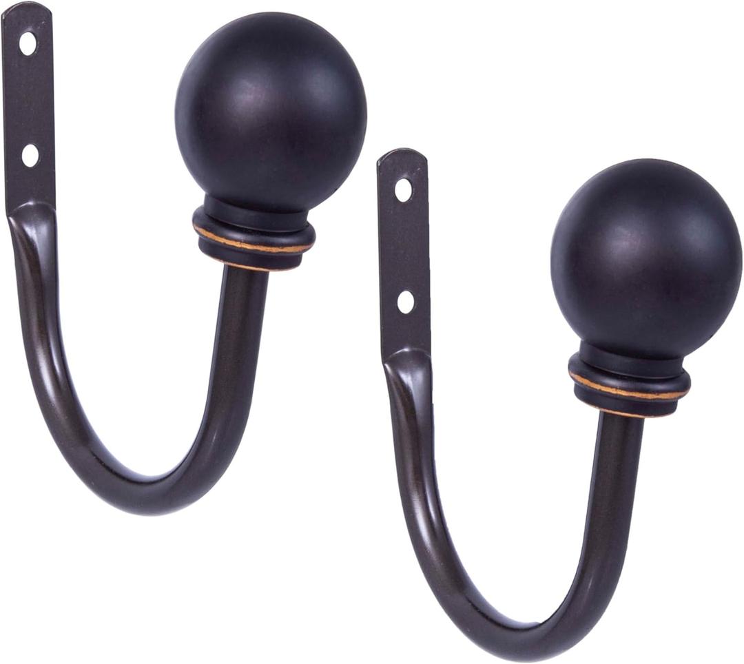 Kenney KN74808V1 Chelsea Holdbacks, One Size, Oil Rubbed Bronze