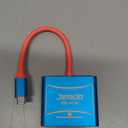 Switch 2 HDMI Adapter Dock Station(3 Ports),4K@144Hz HDMI 2.1&48 Gbps,PD 100W & USB 3.2,Portable USB C to HDMI Travel Dock for TV Compatible with Nintendo Switch 2(Only Below V21.0.0)/OLED/2017 (Blue)