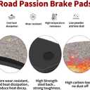 2 x Road Passion Rear Brake Pads for F 650 GS 1999-2003 F650 GS 2004-2007 F 700 750 GS 2013-2021 F 800 R 2009-2013