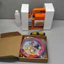 VEVOR 3.5 CFM AC Vacuum Pump and Gauge Set, Single Stage Rotary Vane HVAC Air Vacuum Pump, A/C Refrigerant Manifold Gauge Kit, with Hoses, Air Conditioning Refrigeration for R134a, R12, R22, R502a