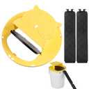 Mouse Rat Trap Bucket,5 Gallon Mouses Rat Traps Indoor for Home,Reusable Mouse Catching Tool-Owl Style, Bucket Lid Rat Traps Indoor Outdoor[5 Gallon Buckets is NOT Included]