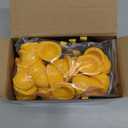 Layhit 40 Pcs Miniature Construction Party Decorations include 20 Mini Safety Hats 20 Mini Safety Vests Construction Themed Birthday Party Favors Cupcake Topper Supplies