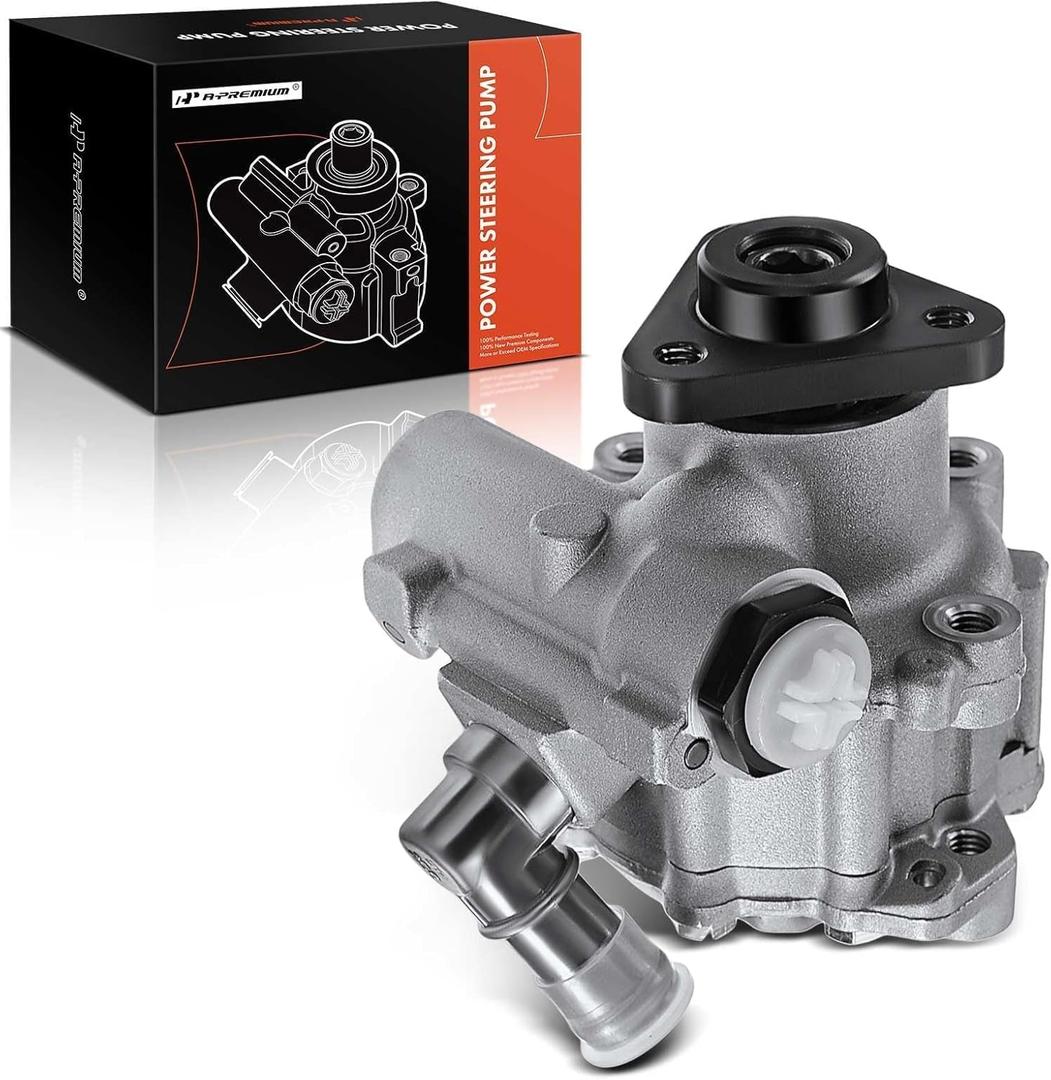 A-Premium Power Steering Pump Compatible with BMW 323i 1997-1999, 323is 1998-1999, 325Ci/325i 2002, 325xi/330xi 2001-2005, 328i/328is 1996-1999, 330Ci/330i 2001-2002, 2.5L 2.8L 3.0L, Replace # 9900526