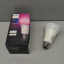 Philips Hue Smart 75W A19 LED Bulb - White and Color Ambiance Color-Changing Light - 1 Pack - 1100LM - E26 - Indoor - Control with Hue App - Works with Alexa, Google Assistant and Apple Homekit