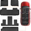 for Chevy Traverse 2018-2023 Floor Mats & Cargo Liner ONLY for 7 Seats Bucket Seats, All Weather TPE Rubber Mats for Chevy/for Chevrolet Traverse Accessories (Fit 2024 Traverse Limited)