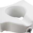 Drive Medical Elevated Toilet Seat Without Arms, Standard Seat, White
