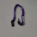 NDakter Bike Chain Lock, 5 Digit Combination Heavy Duty Anti Theft Bicycle Chain Lock, 3.2 feet long, 6 mm Long Security Resettable Bike Locks for Bike, Bicycle, Scooter, Door, Gate, Fence-4/6mm Thick (Purple)