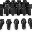 M14x1.5 OEM Lug Bolts, 20PCS 14mmx1.5 28mm Shank Length Ball Seat Factory Wheel Lug Bolts, Compatible with TT Allroad Quattro A3 A4 A6 A8 S4 S6 S8 Jetta Golf Tiguan Passat Corrado GTI