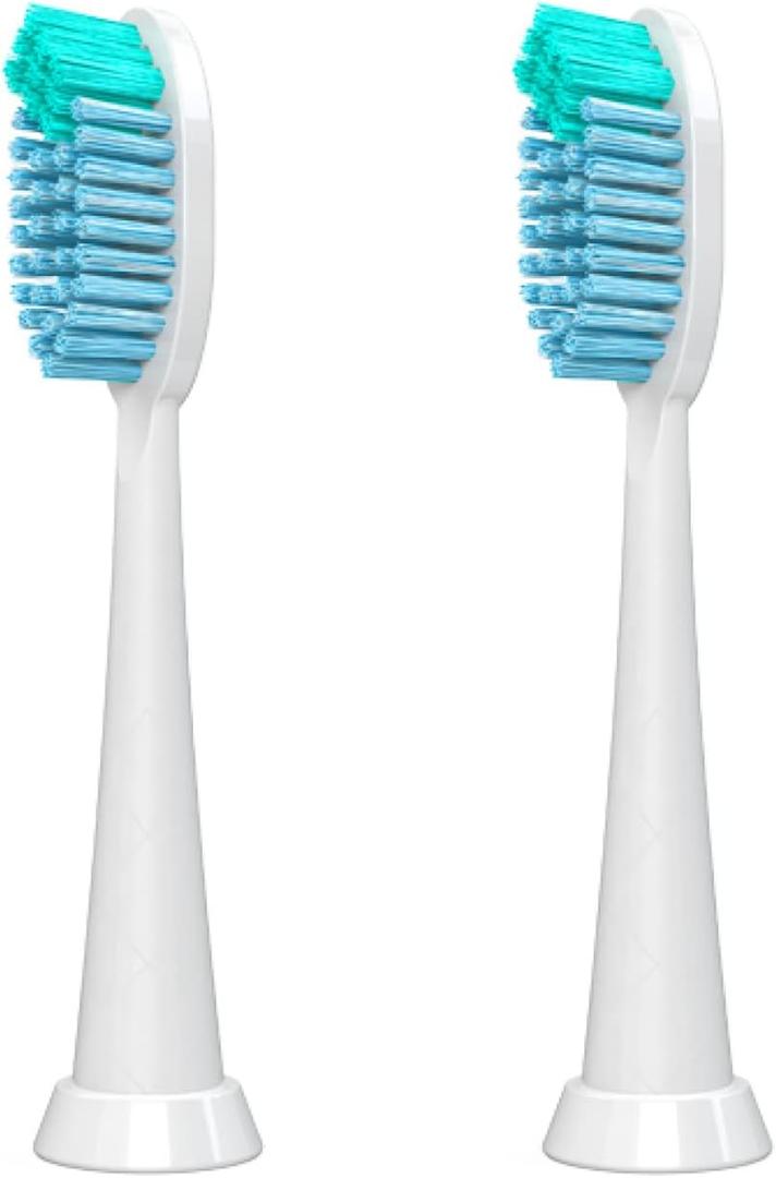 TAO Clean Sonic Electric Toothbrush Replacement Heads (2-Pack)  Whitening Head  Replacement Heads for The TAO Clean Electric Toothbrush and Docking Station