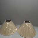 Aspen Creative 32207 Hardback Empire Spider Lamp Shade in Tan, 6" Top x 19" Bottom x 12" Slant Height