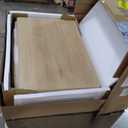 LYNCOHOME Fluted Night Stand with 3 Drawers, Modern Wood Chest of Bedside Table with Curved Profile, Fluted Dresser Organizer for Bedroom (Natural)