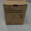 LEVERLOC Powerful Suction Cup Toothbrush Holder, DrillFree Wall Shower Holder for Toothbrush, Toothpaste, Razor, Removable Suction Cup in Shower, Selfdraining Kitchen Tableware Organizer, White